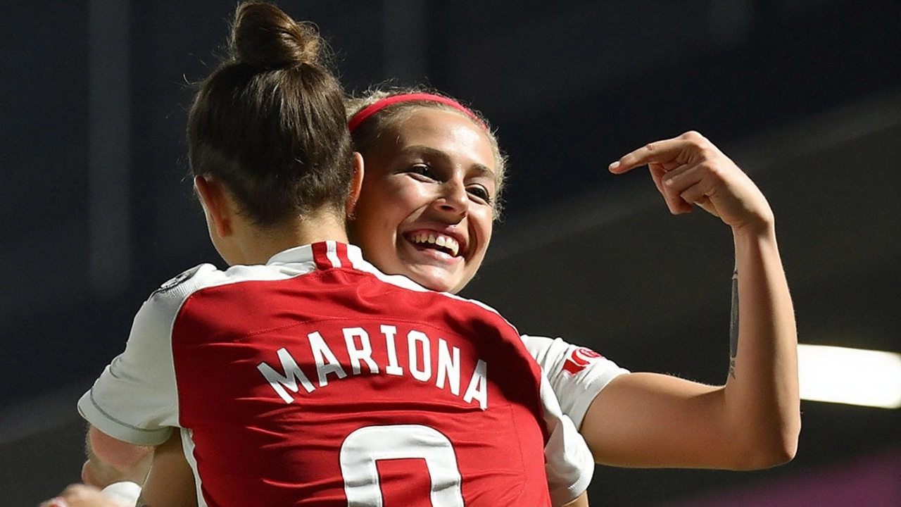 Women's Super League: Arsenal Women 4-3 West Ham after seven-minute comeback